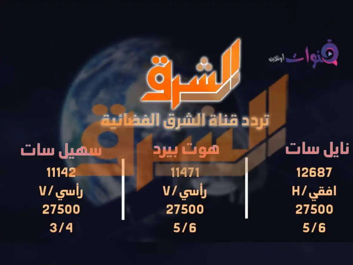 تردد قناة الشرق ومكملين , يلا نتعرف على الجديد من تردد قناة الشرق