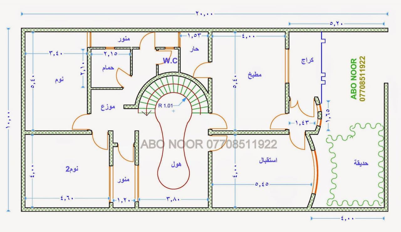 خريطة منزل 200 متر - صور تصميمات خرائط بيوت مساحة 200 متر 3614 3