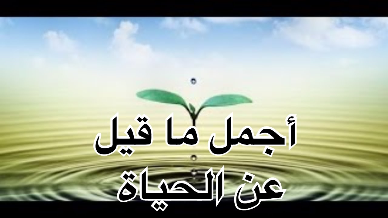 اروع ما قيل عن الحياة , ماثورات رائعة عن الحياة